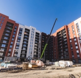 Ход строительства дома 55 в ЖК Притяжение -