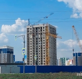 Ход строительства дома 1.8 в ЖК Созвездие -