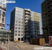 Ход строительства дома 5Б, 2 этап в ЖК ЛСР.Большая Охта -