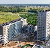Ход строительства дома № 2, корпус 1, этап 3.1 в ЖК Скандиа. Квартал в Комарово Парк -