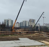 Ход строительства дома 15, корпус 1 в ЖК На Высоком берегу -
