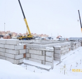 Ход строительства дома Литер 18, секция А,Б в ЖК Рассвет -