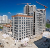 Ход строительства дома 6 к2, ГП-12 (2 этап) в ЖК Айвазовский (Айвазовский City) -