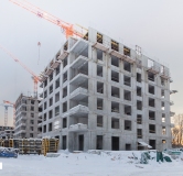 Ход строительства дома корпус 2 в ЖК Счастье в Кольцово -