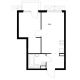 1 комнатная квартира 35,4 м² в ЖК Савин парк, дом корпус 10 - планировка