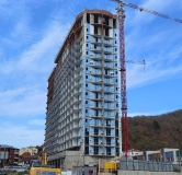 Ход строительства дома Литер 1.2 в ЖК Сан Хиллз Ольгинка (Sun Hills Olginka) -