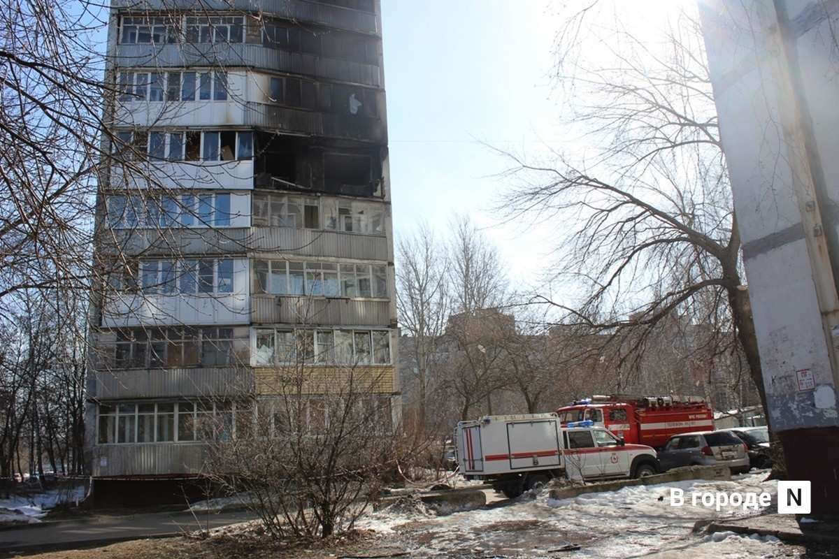 Трубу прорвало в пострадавшем от взрыва доме на Фучика в Нижнем Новгороде