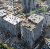 Ход строительства дома 5, 6, 7, 8, 9 в ЖК Сибирская Калина -
