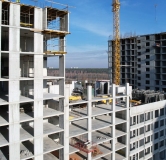 Ход строительства дома № 1 в ЖК Секреты -