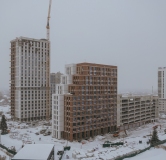 Ход строительства дома № 9, корпус 1 (ГП-1) в ЖК Остров-сад -