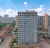Ход строительства дома 3.2.2 в ЖК Остров на Норильской -