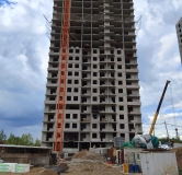 Ход строительства дома литер 6 в ЖК Паруса -