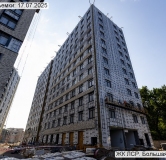Ход строительства дома 5Б, 1 этап в ЖК ЛСР.Большая Охта -