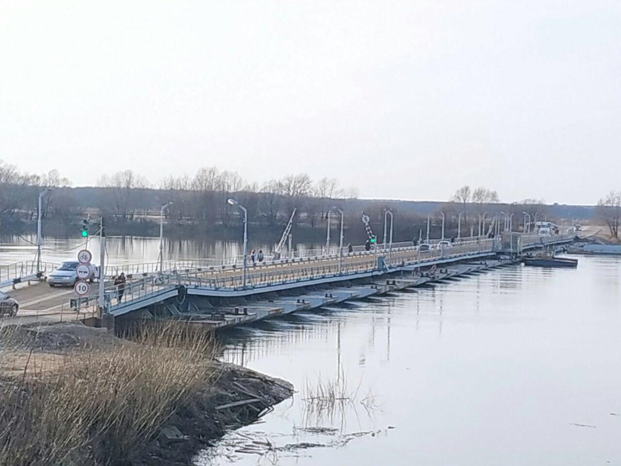 Наплавной мост Павлово – Тумботино в Нижегородской области временно демонтируют - фото 1
