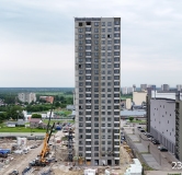 Ход строительства дома № 117, корпус 13 (4Б) в ЖК Фатера -