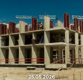 Ход строительства дома 25, ГП-72.107 в ЖК Мириады -