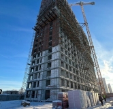 Ход строительства дома 1 в ЖК Роща -