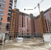 Ход строительства дома Литер 62 в ЖК Самолет -