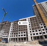 Ход строительства дома Литер 1 в ЖК Порто Ново -