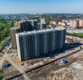 Ход строительства дома 1 в ЖК Самоцветы Бирюза -
