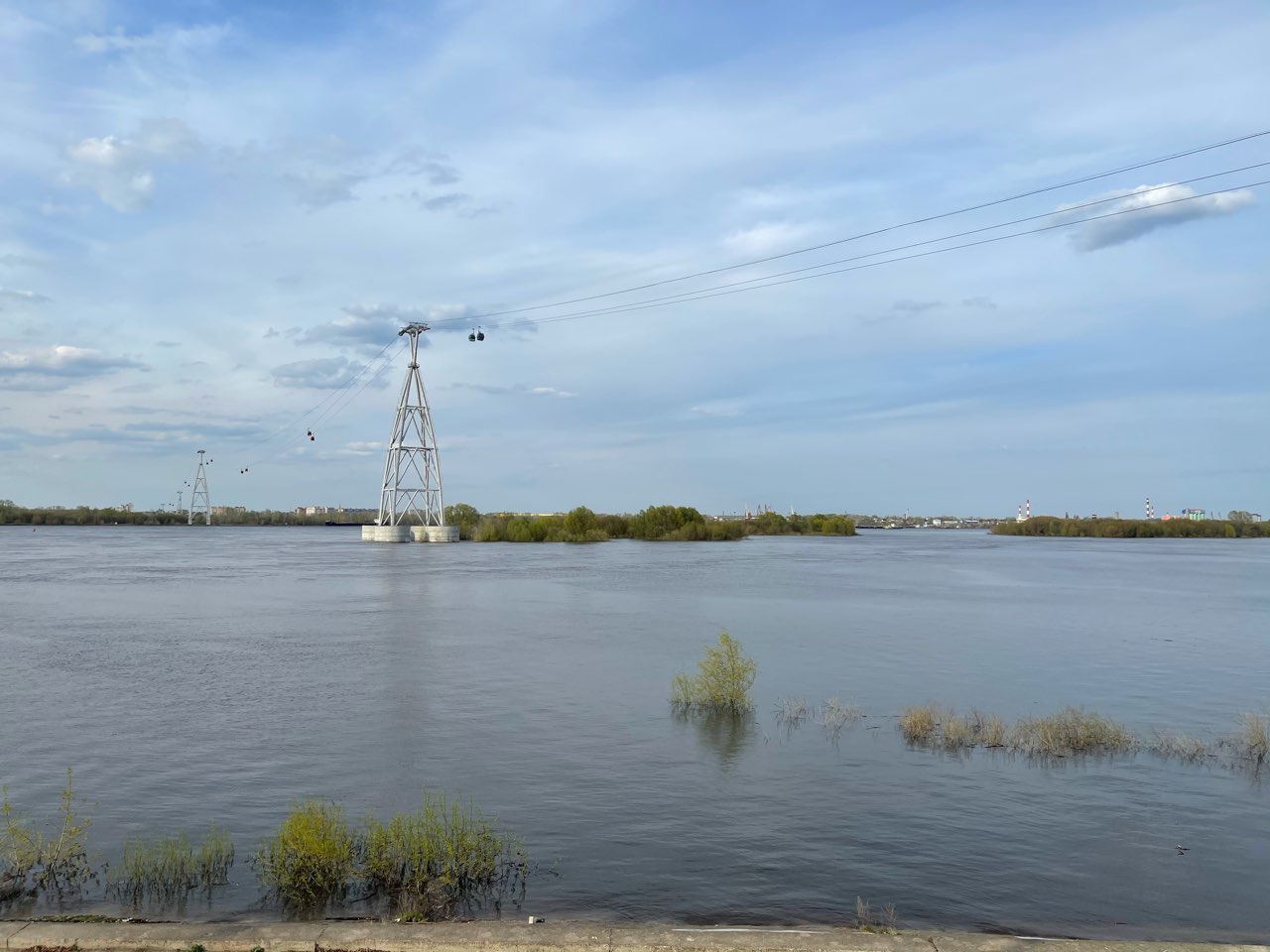 Нижегородская канатная дорога приостановила работу