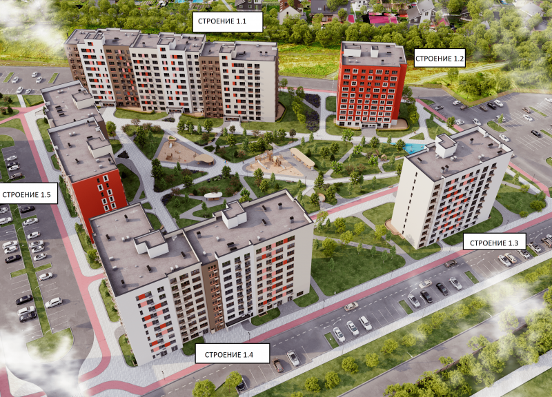 Дом 1.4 в ЖК Кантри - фото 1
