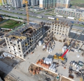 Ход строительства дома Литер 1, квартал 1.1 в ЖК Хозяин морей -