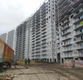 Ход строительства дома 11, 3 этап (секции 7,8,9) в ЖК Арбековская Застава -