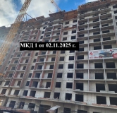 Ход строительства дома 38 в ЖК Кино -