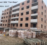 Ход строительства дома 13 в ЖК Уют-Парк -