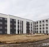 Ход строительства дома № 25, корпус 2 (ГП-6) в ЖК Крылья -