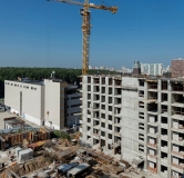 Ход строительства дома 55а, 1.2 этап в ЖК Грин Парк. Новые кварталы -