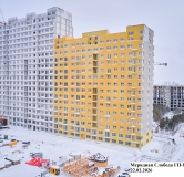 Ход строительства дома 10 (ГП-1) в ЖК Меридиан Слобода -