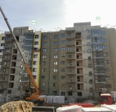 Ход строительства дома 3 в ЖК Рекорд -