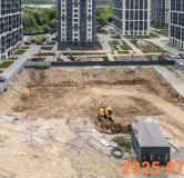 Ход строительства дома корпус 5 в ЖК Исеть Парк -