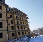 Ход строительства дома 5 в ЖК Лето -