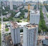 Ход строительства дома 4 в ЖК Бодровский -