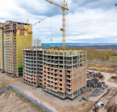 Ход строительства дома 3 в ЖК Аллея Парк -