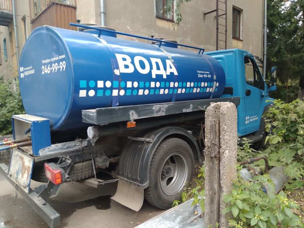 Подвоз питьевой воды организован на время отключения водоснабжения в Балахне