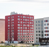 Ход строительства дома 2.3 в ЖК Кантри -
