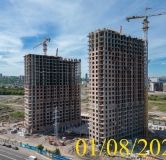 Ход строительства дома № 5.2 в ЖК Новоостровский -