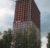 Ход строительства дома 14, корпус 1 в ЖК Космос -