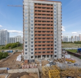 Ход строительства дома 6/4 в ЖК Ближе -