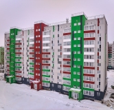 Ход строительства дома 19 в ЖК Вишневая Горка -