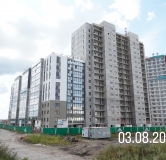 Ход строительства дома 22-12 в ЖК Романтики -