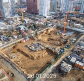 Ход строительства дома 1 в ЖК По ул. Гризодубовой -