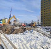 Ход строительства дома 14 в ЖК Progress Встречный -