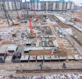 Ход строительства дома 1, 1 этап в Сити-квартал ДАО -