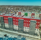 Ход строительства дома 48 в ЖК Вишневая Горка -