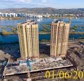 Ход строительства дома № 5.1 в ЖК Новоостровский -